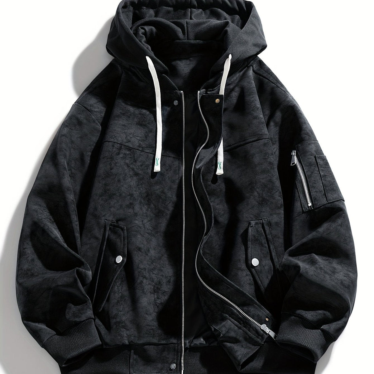 Emil | Men's Drawstring Hooded Winter Jacket – Relaxed Fit Winter Coat