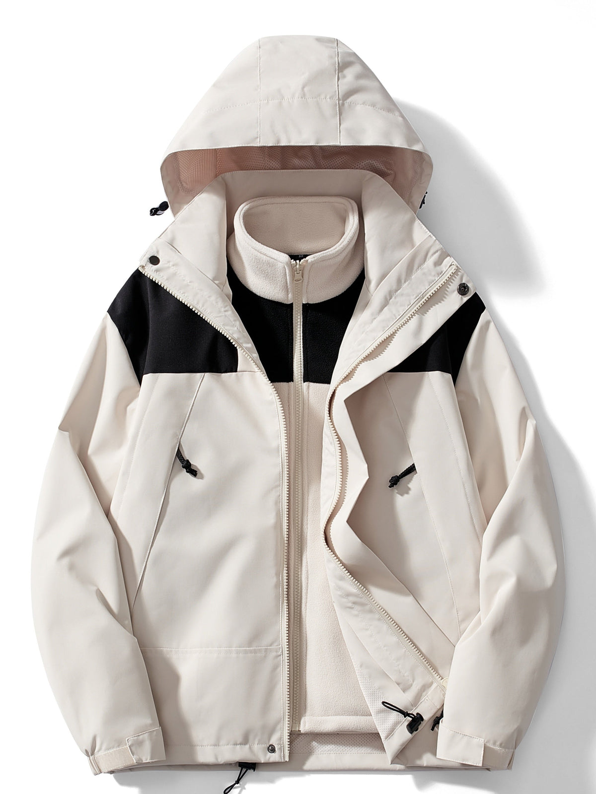 Grace | Women's 3-in-1 Hooded Winter Jacket – White