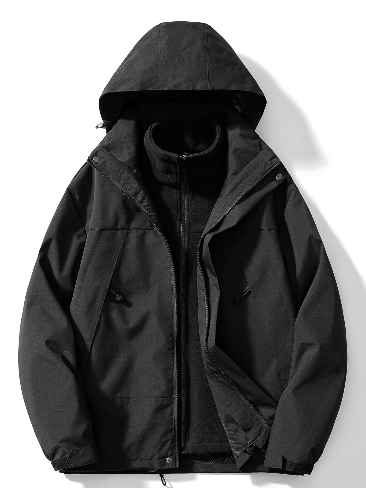 Grace | Women's 3-in-1 Hooded Winter Jacket – Black