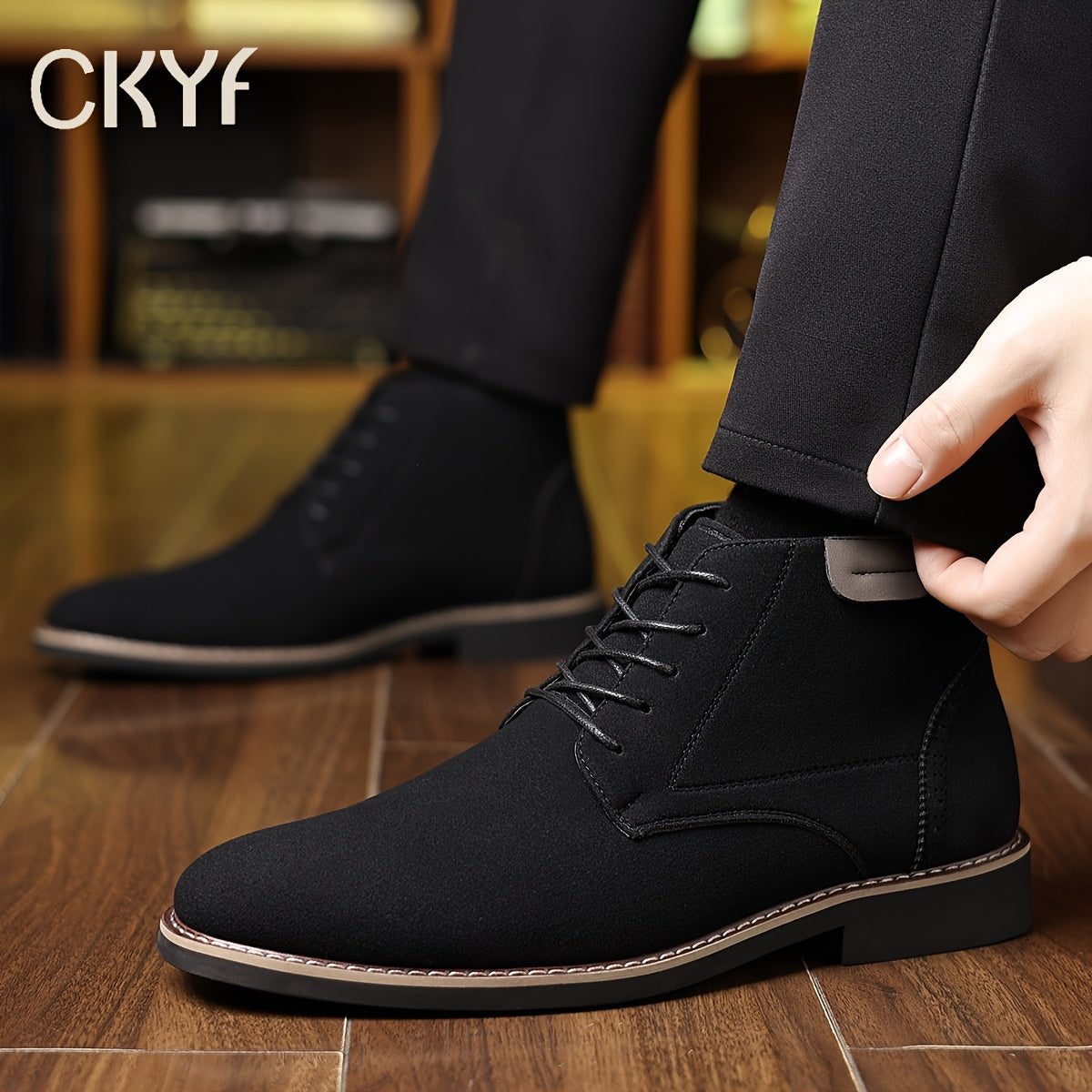 Pete | Men's Cushioned Lace Up Winter Boots – Classic Fall Boots