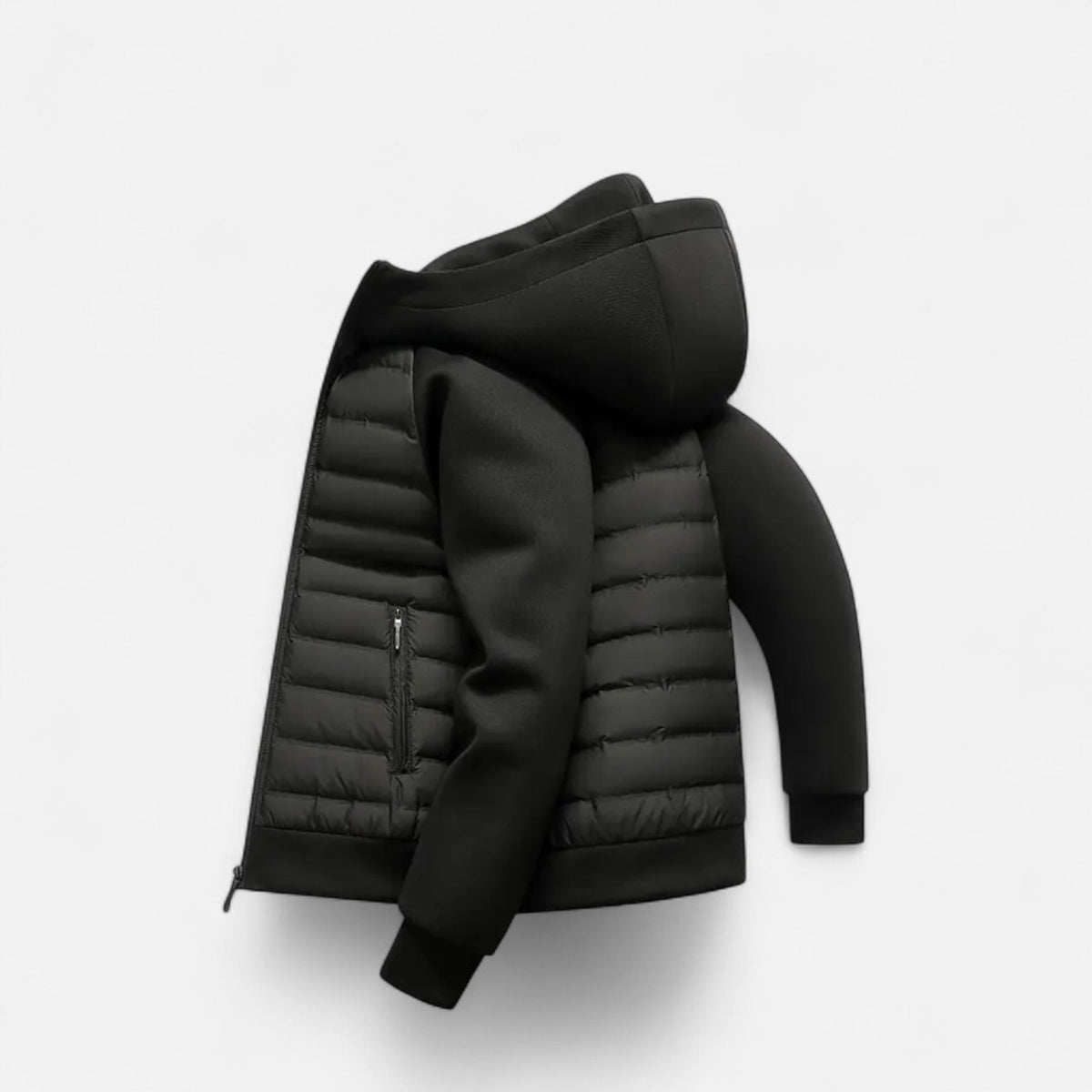 Ian | Men's Hooded Quilted Winter Jacket – Lightweight Down Puffer Jacket