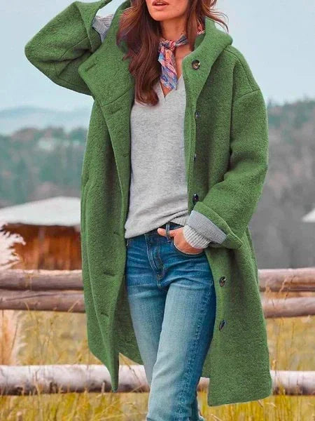 Lorelei | Women's Tailored Winter Coat – Minimal Structured Overcoat