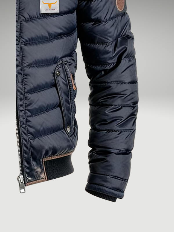 Nash | Men's Stand Collar Quilted Jacket – Warm Layering Jacket