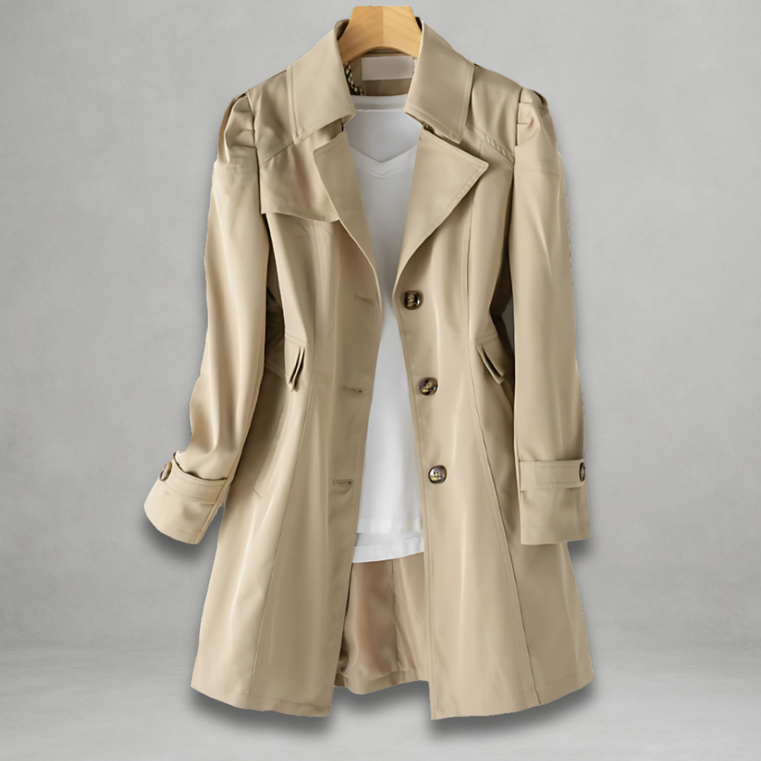 Pearl | Women's Tailored Trench Coat – Timeless Day to Evening Coat