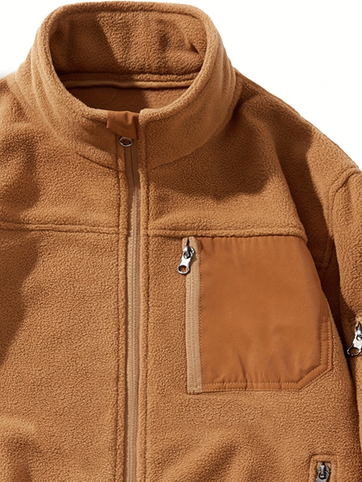 Sam | Men's Insulated Full Zip Winter Jacket – Lightweight Zip Pocket Coat