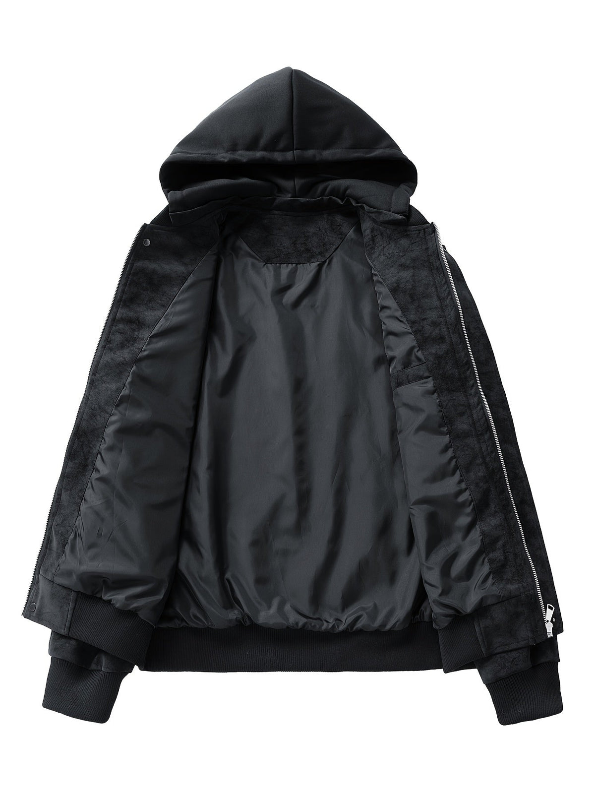 Emil | Men's Drawstring Hooded Winter Jacket – Relaxed Fit Winter Coat
