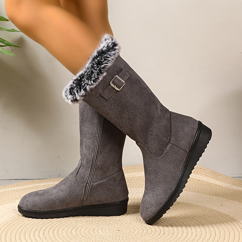 Lauren | Women's Plush Lined Winter Boots – Tall Snow Boots