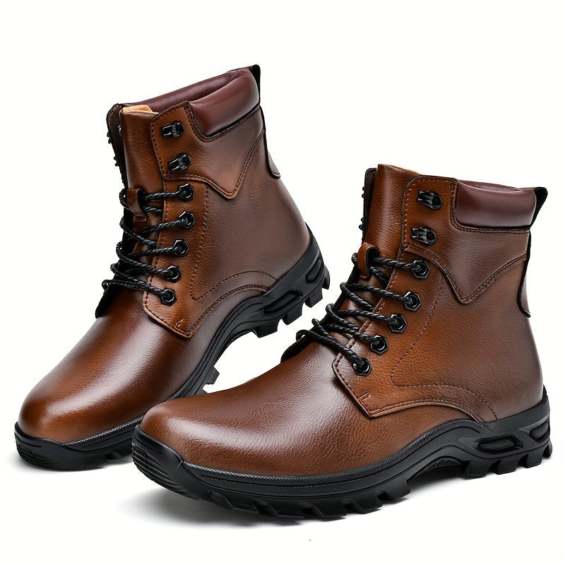 Declan | Men's Lace Up Winter Boots – Rugged Snow Boots