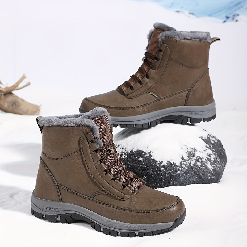 Jasper | Men's Plush Lined Winter Boots – Warm Everyday Snow Boots