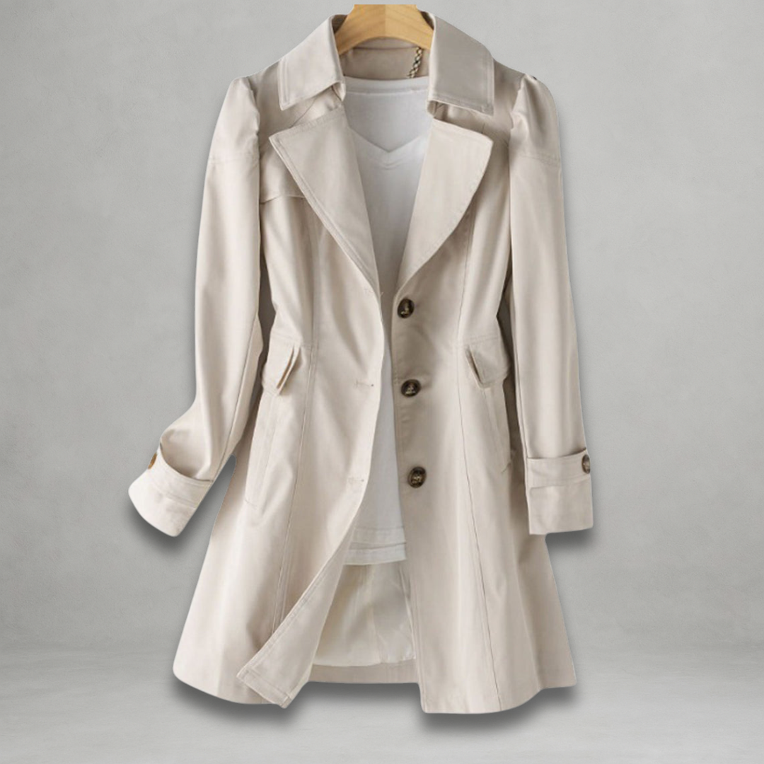 Pearl | Women's Tailored Trench Coat – Timeless Day to Evening Coat