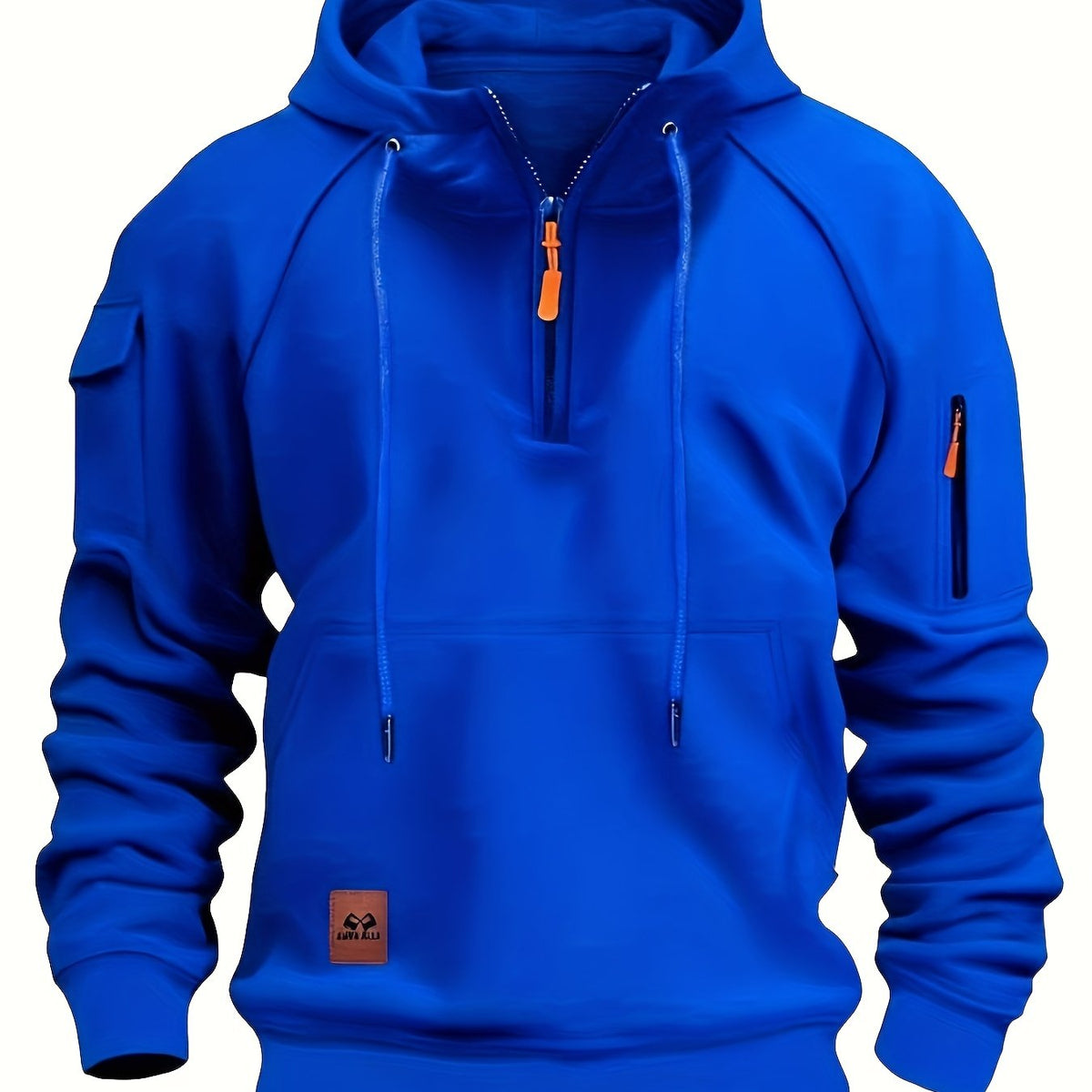Bennett | Men's Rugged Quarter Zip Hoodie – Outdoor Pullover Sweatshirt