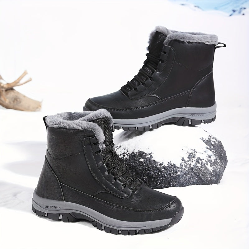 Jasper | Men's Plush Lined Winter Boots – Warm Everyday Snow Boots