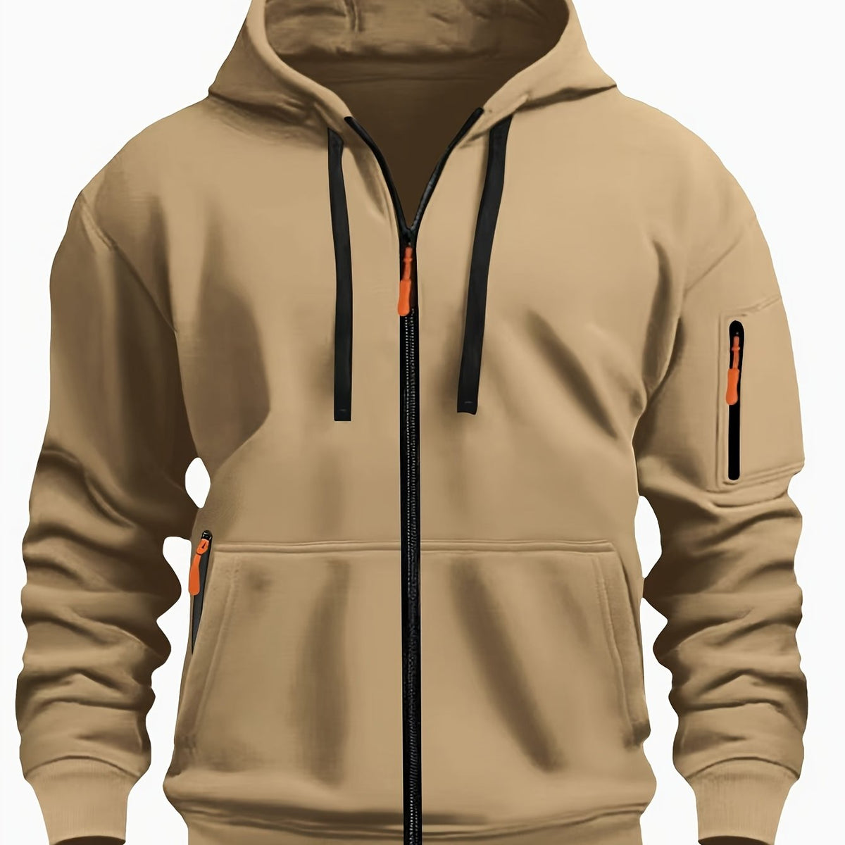 Asher | Men's Soft Zip Up Hoodie – Full Zip Hooded Sweatshirt