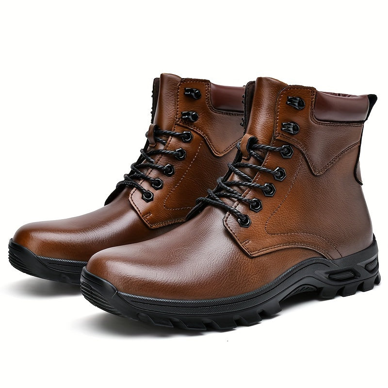 Declan | Men's Lace Up Winter Boots – Rugged Snow Boots