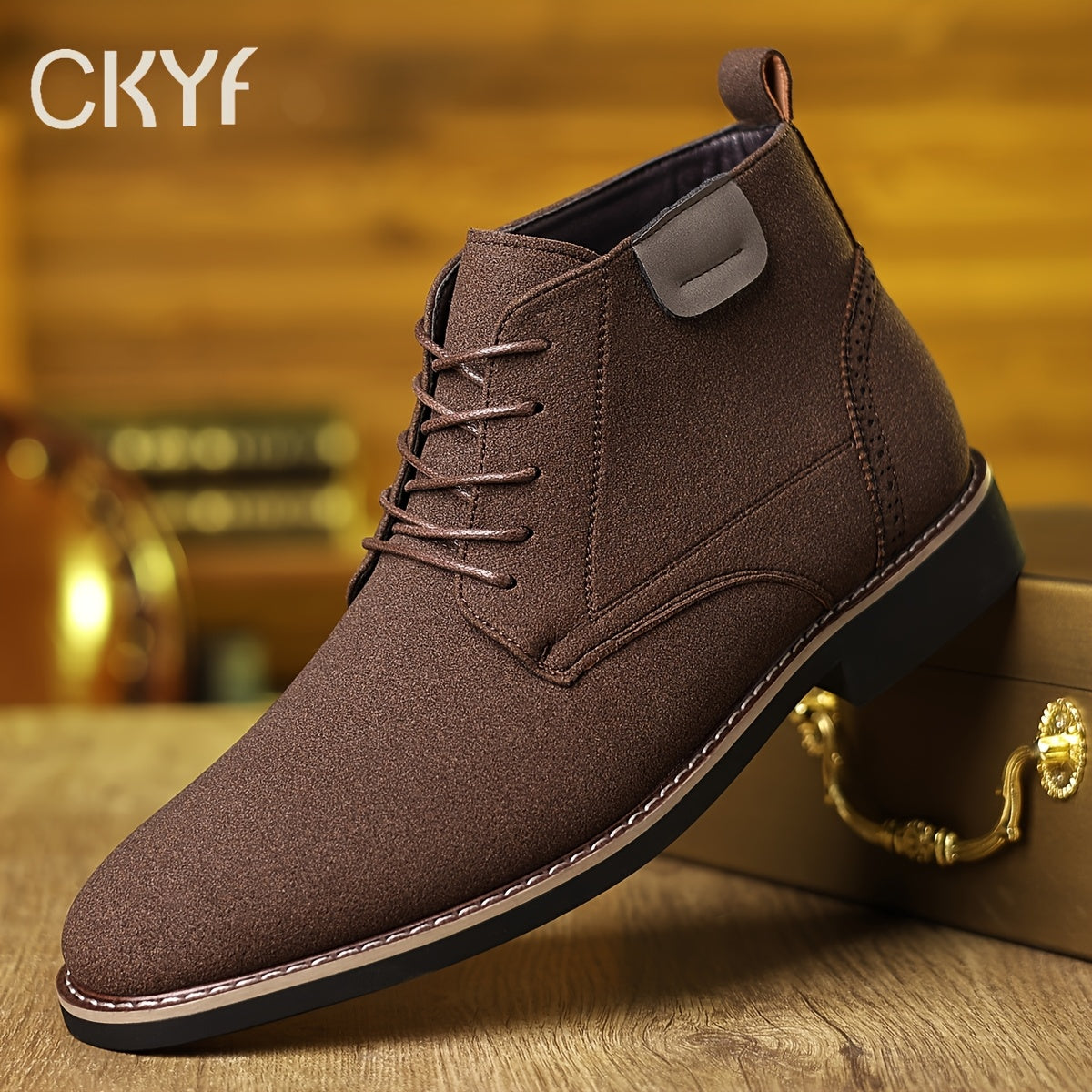 Pete | Men's Cushioned Lace Up Winter Boots – Classic Fall Boots