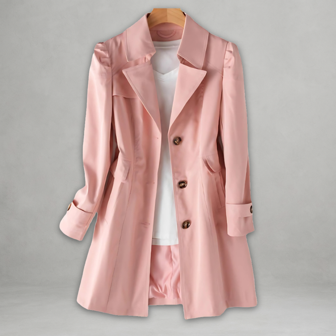 Pearl | Women's Tailored Trench Coat – Timeless Day to Evening Coat