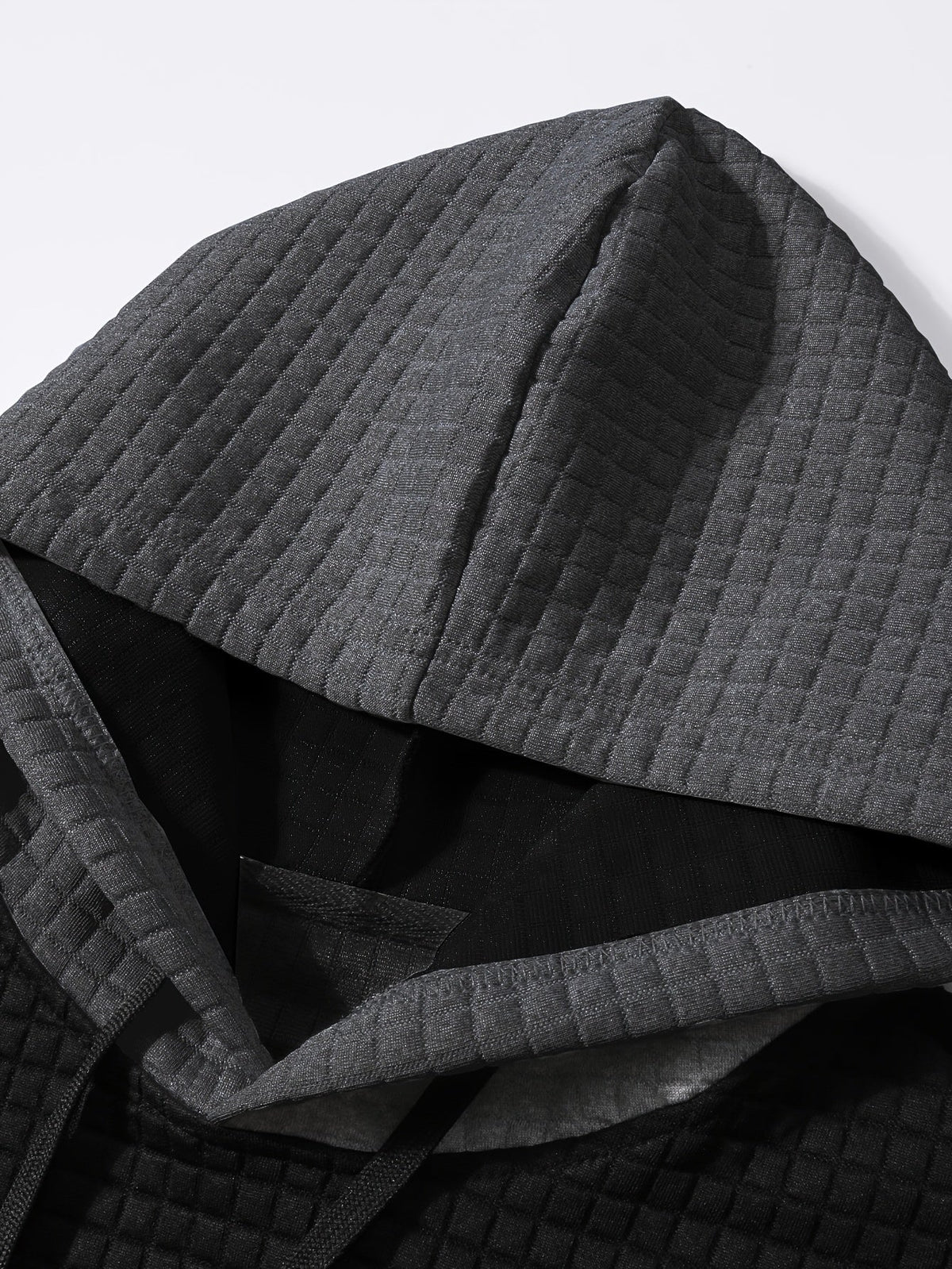 Holden | Men's Color Block Pullover Hoodie – Textured Relaxed Fit Sweatshirt