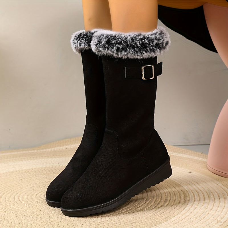 Lauren | Women's Plush Lined Winter Boots – Tall Snow Boots