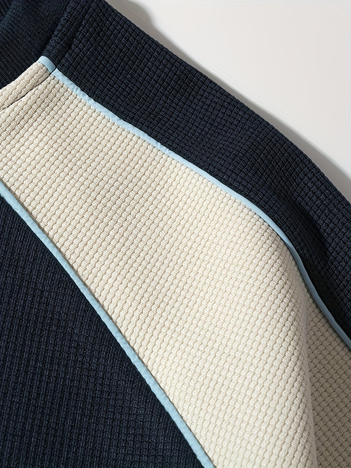 Ivan | Men's Colour Block Sweatshirt – Relaxed Soft Crew Neck Pullover