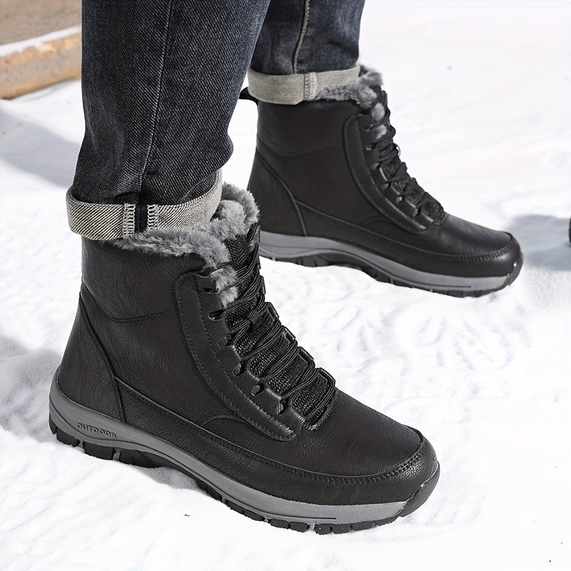 Jasper | Men's Plush Lined Winter Boots – Warm Everyday Snow Boots