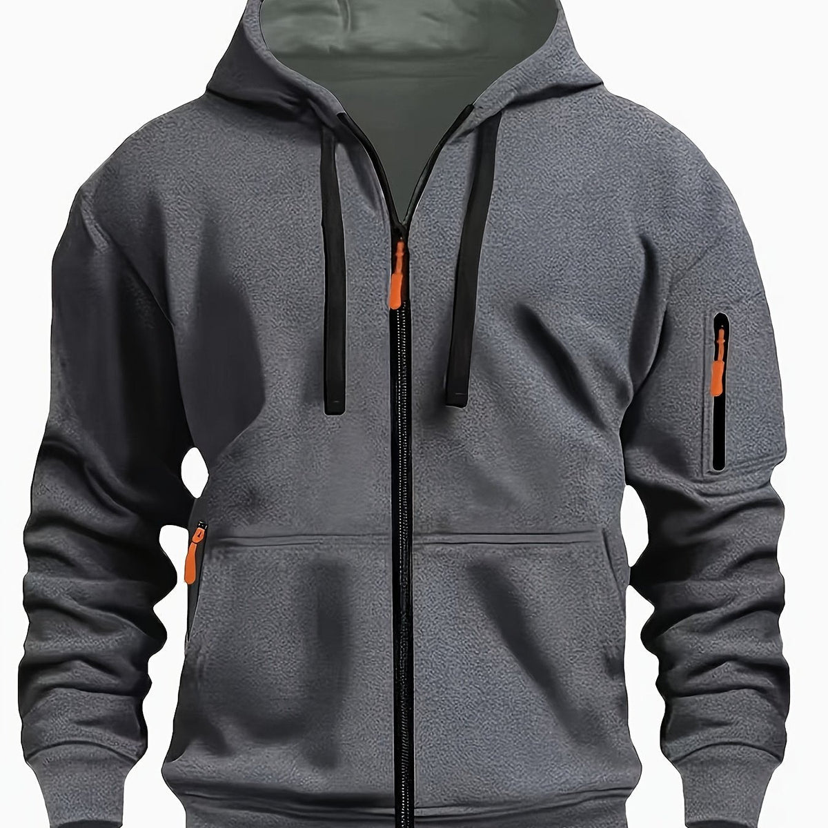Asher | Men's Soft Zip Up Hoodie – Full Zip Hooded Sweatshirt