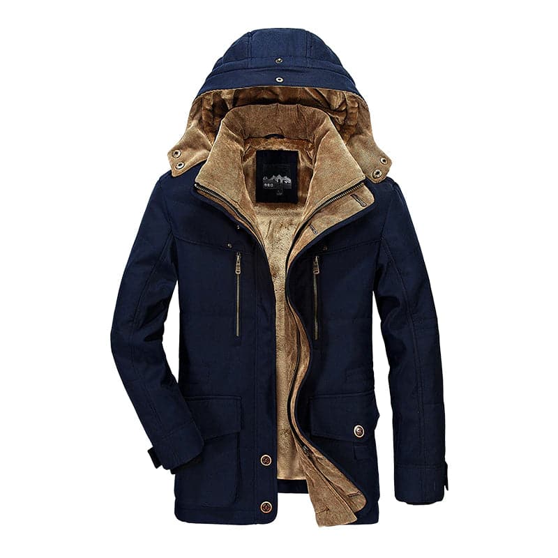 Ford | Men's Hooded Fleece Lined Winter Jacket – Utility Parka