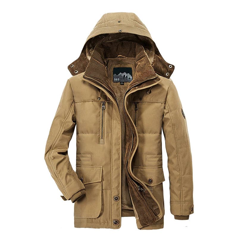 Ford | Men's Hooded Fleece Lined Winter Jacket – Utility Parka