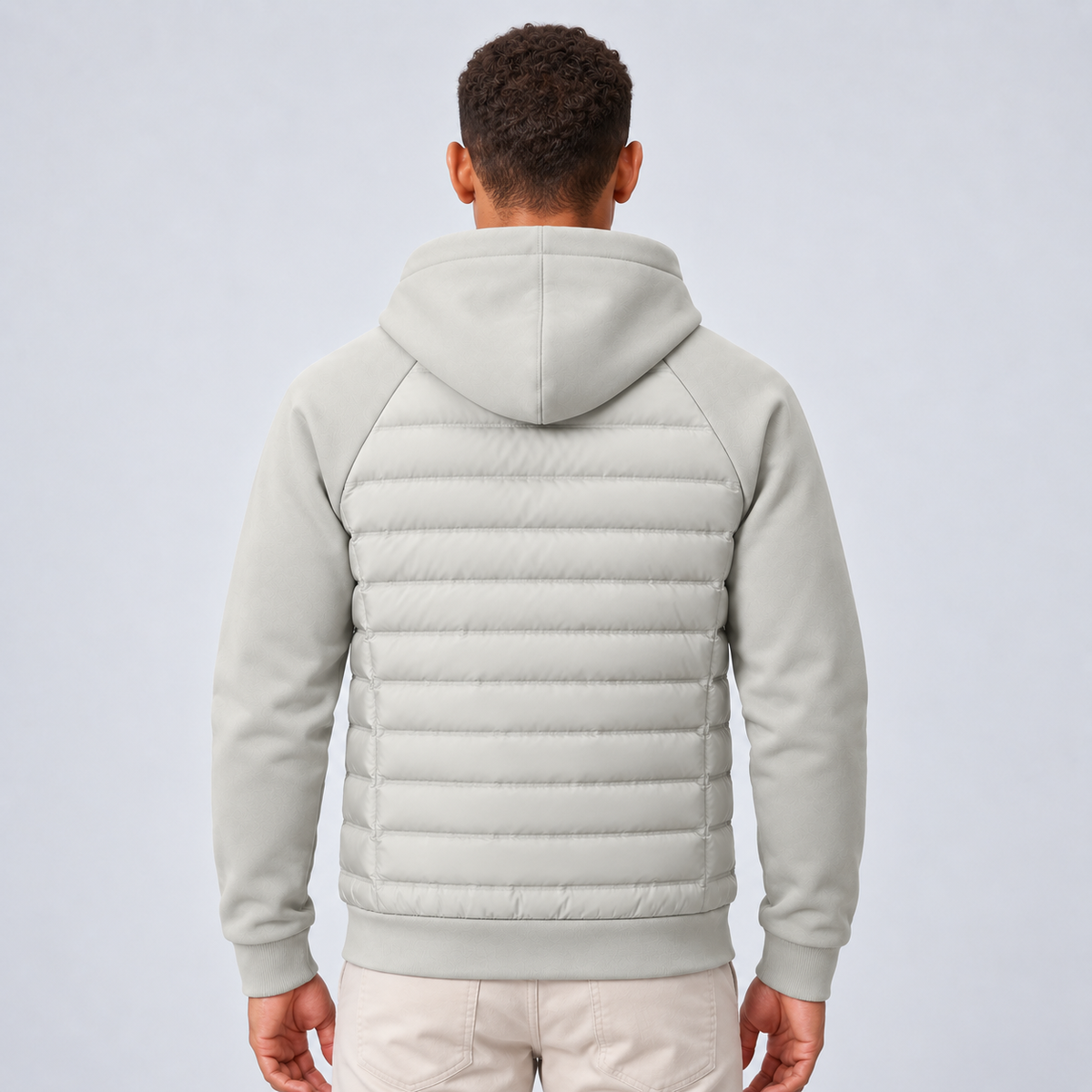 Ian | Men's Hooded Quilted Winter Jacket – Lightweight Down Puffer Jacket
