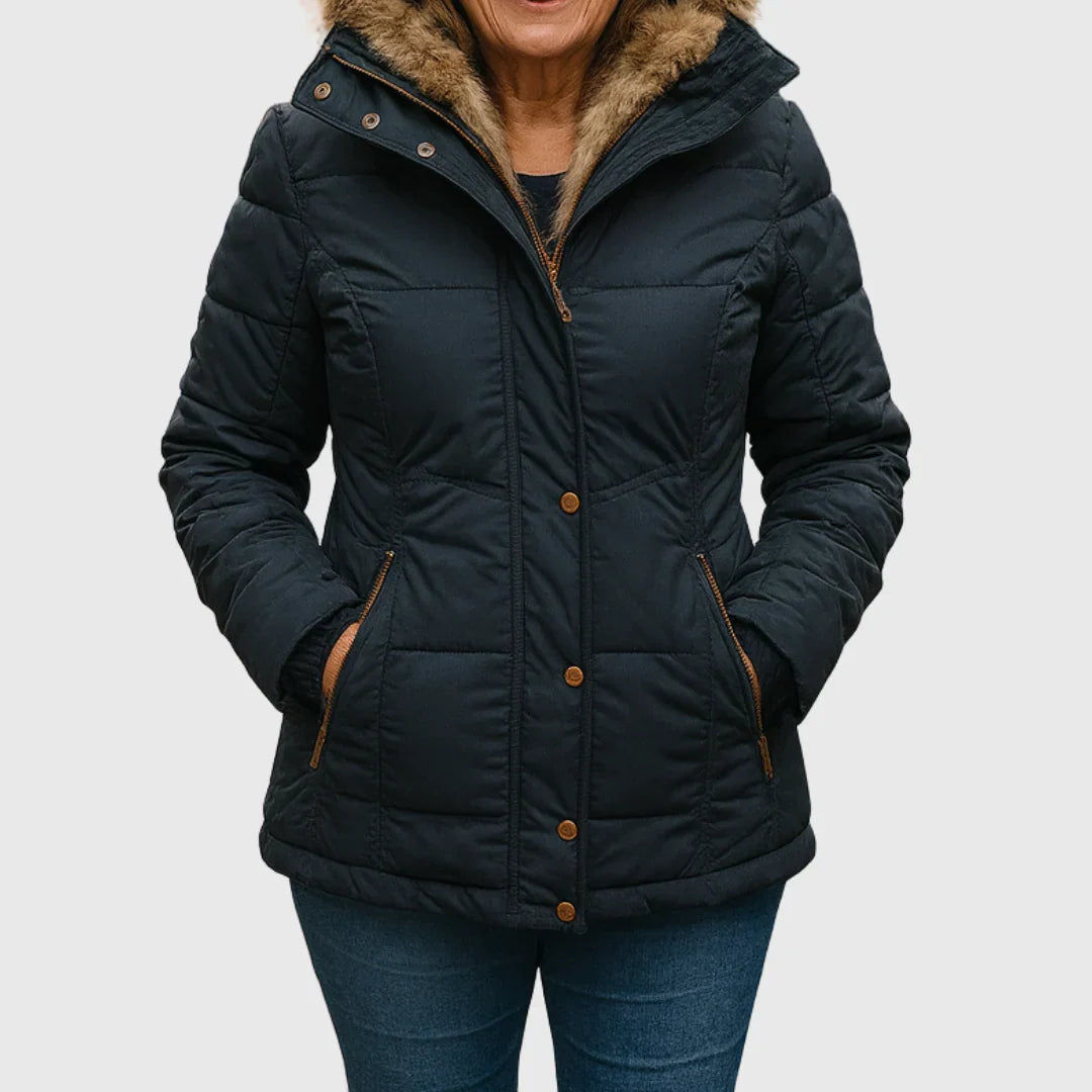 Marisol | Women's Fitted Warm Quilted Jacket – Flattering Layering Jacket