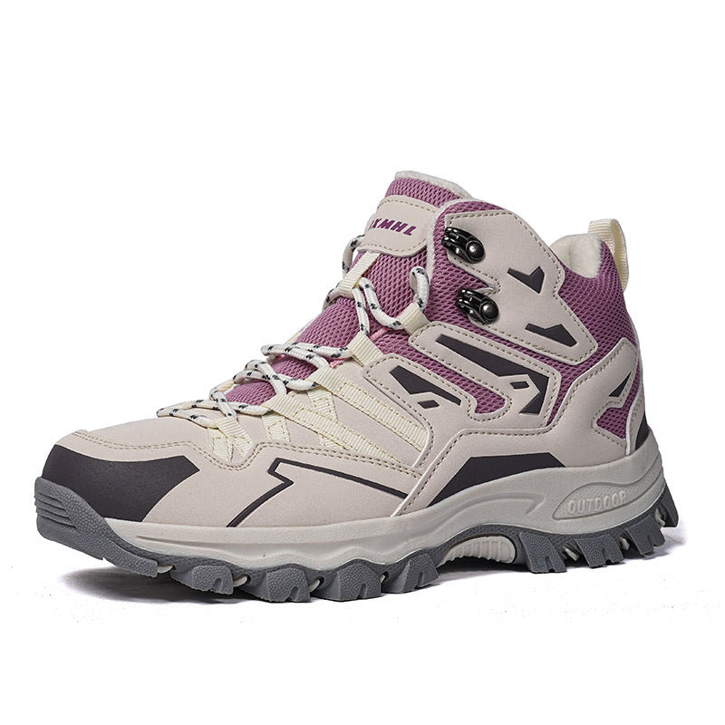 Ruth | Women's Fleece Lined Hiking Winter Boots – Purple