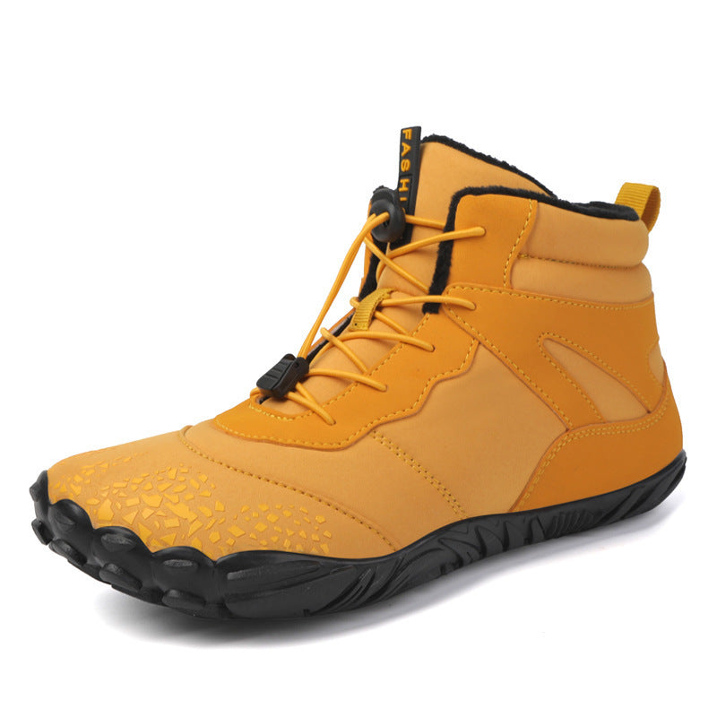 Thea | Women's Fleece Lined Winter Boots – Yellow