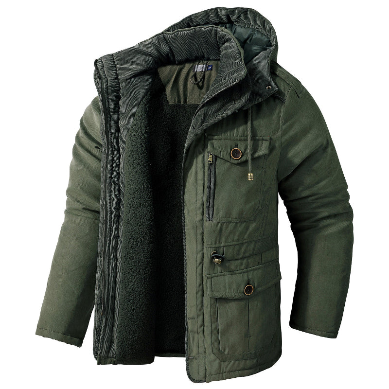 Blake | Men's Hooded Insulated Winter Jacket – Warm Lined Parka