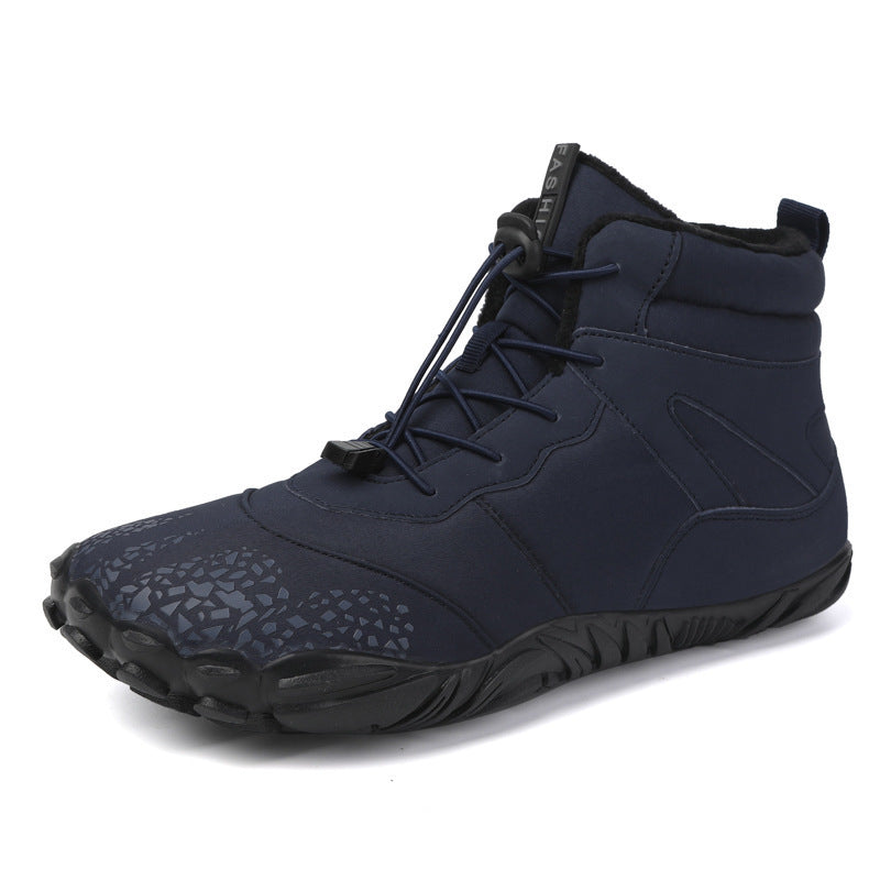Thea | Women's Fleece Lined Winter Boots – Dark Blue
