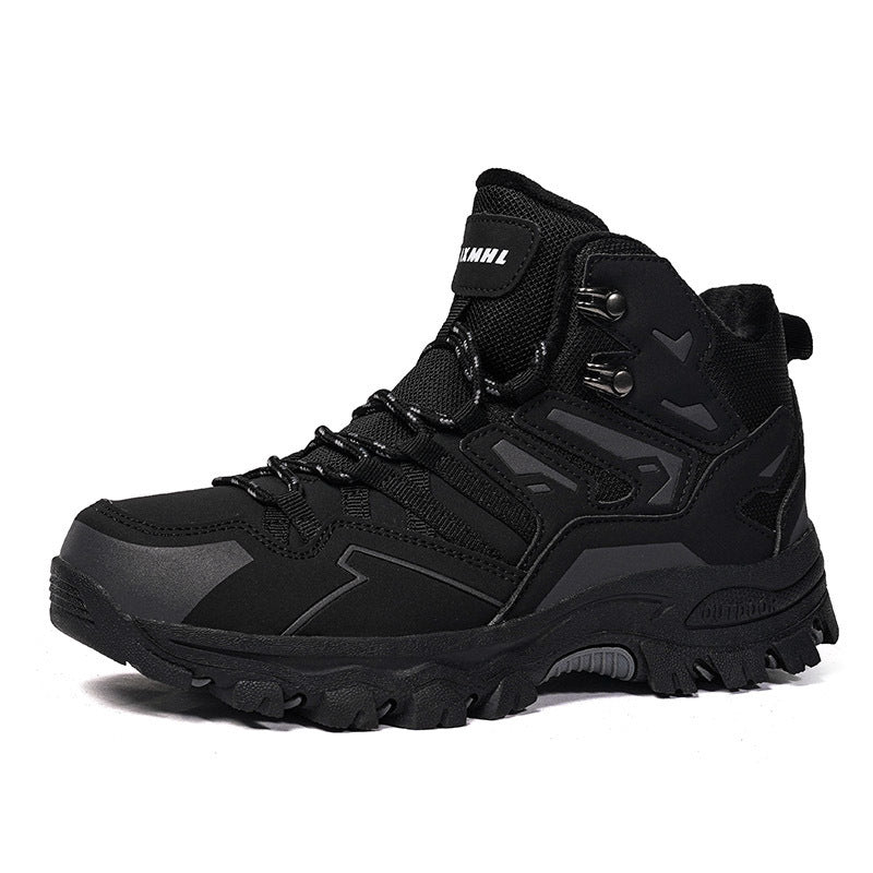 Ruth | Women's Fleece Lined Hiking Winter Boots – Black