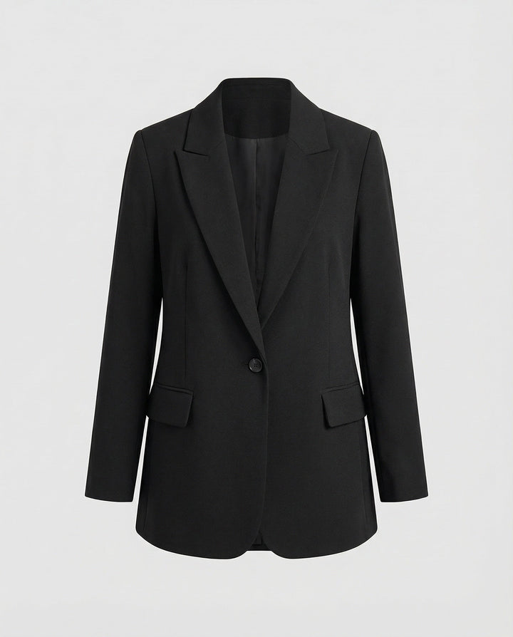 Zoe | Women's Belted Blazer – Black