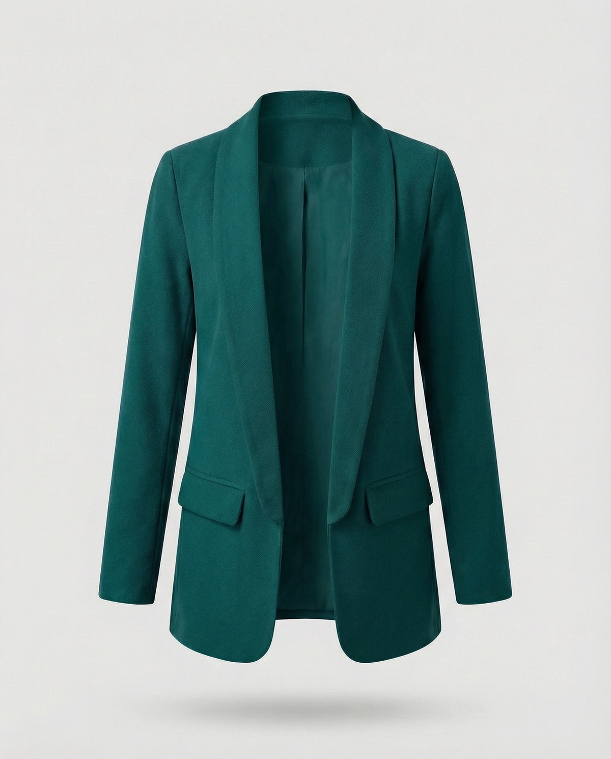 Hedy | Women's Shawl Collar Blazer – Dark Green