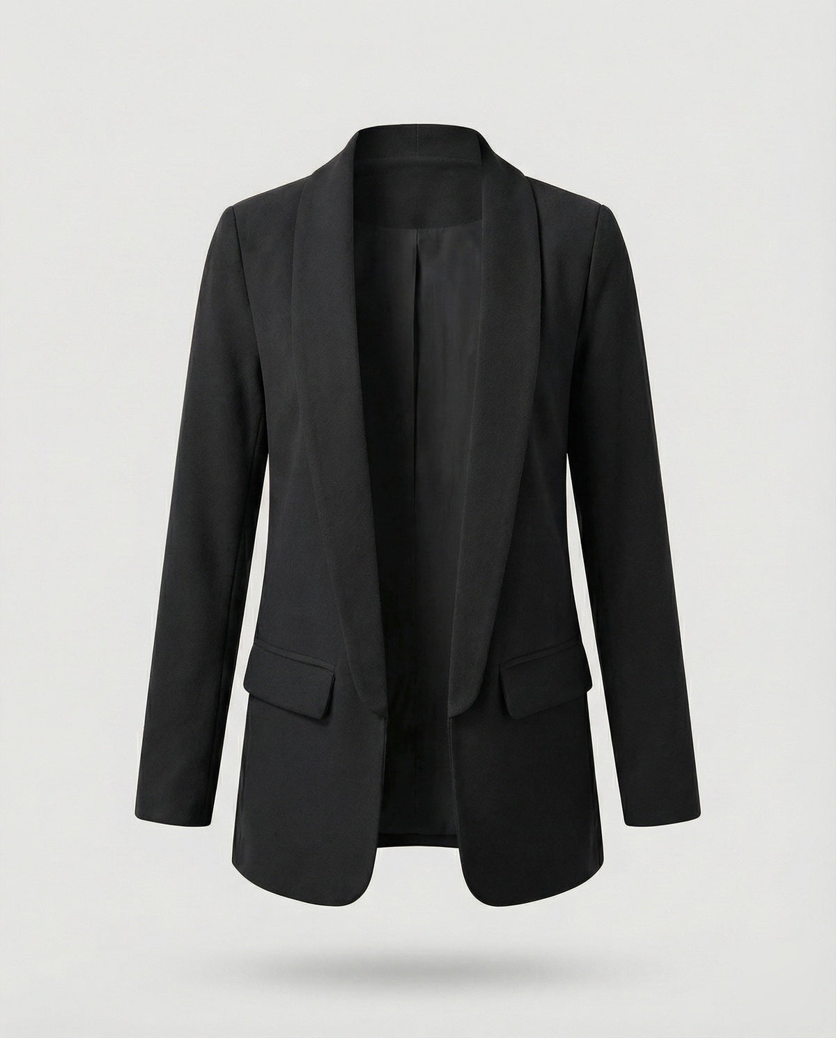 Hedy | Women's Shawl Collar Blazer – Black
