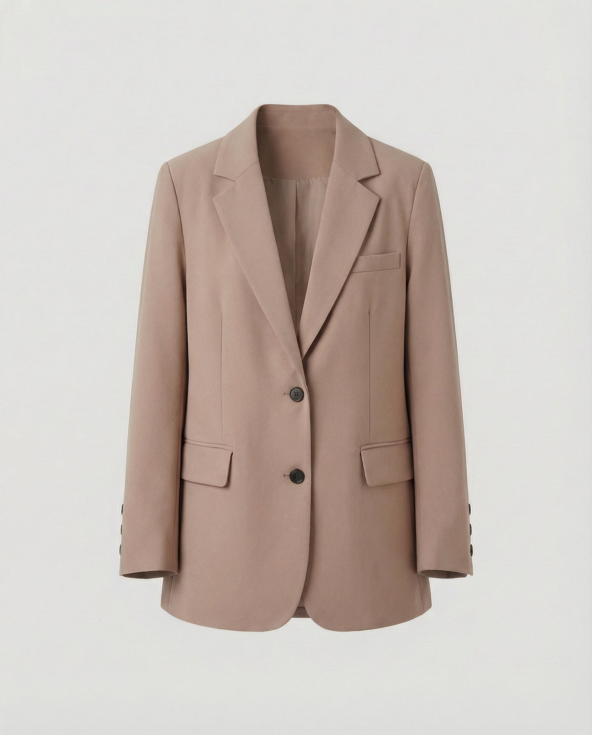 Alice | Women's Relaxed Fit Blazer – Two Button Longline Blazer