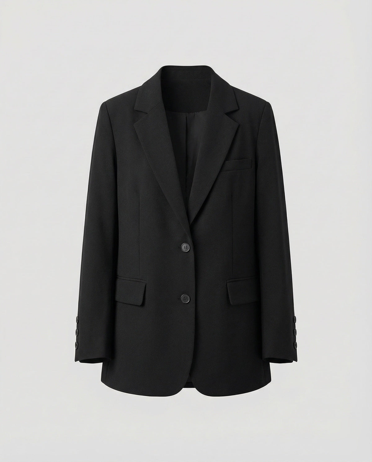 Alice | Women's Relaxed Fit Blazer – Two Button Longline Blazer