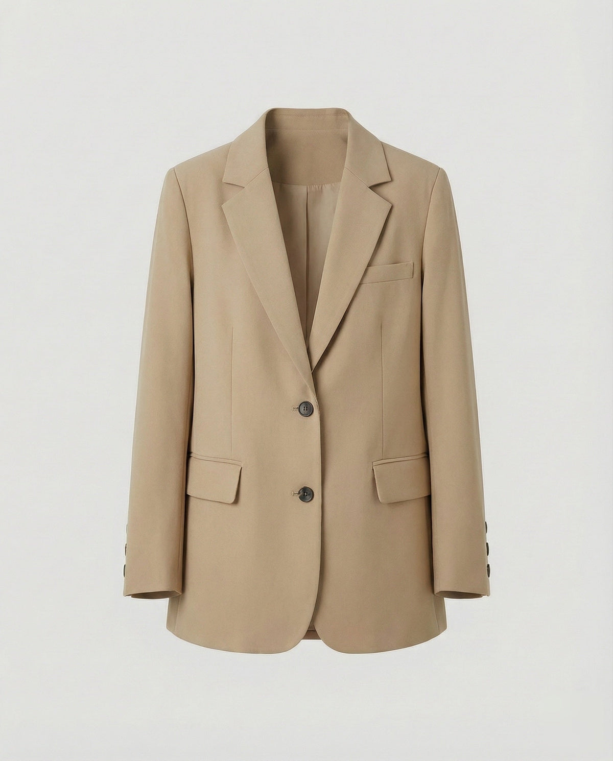 Alice | Women's Relaxed Fit Blazer – Two Button Longline Blazer