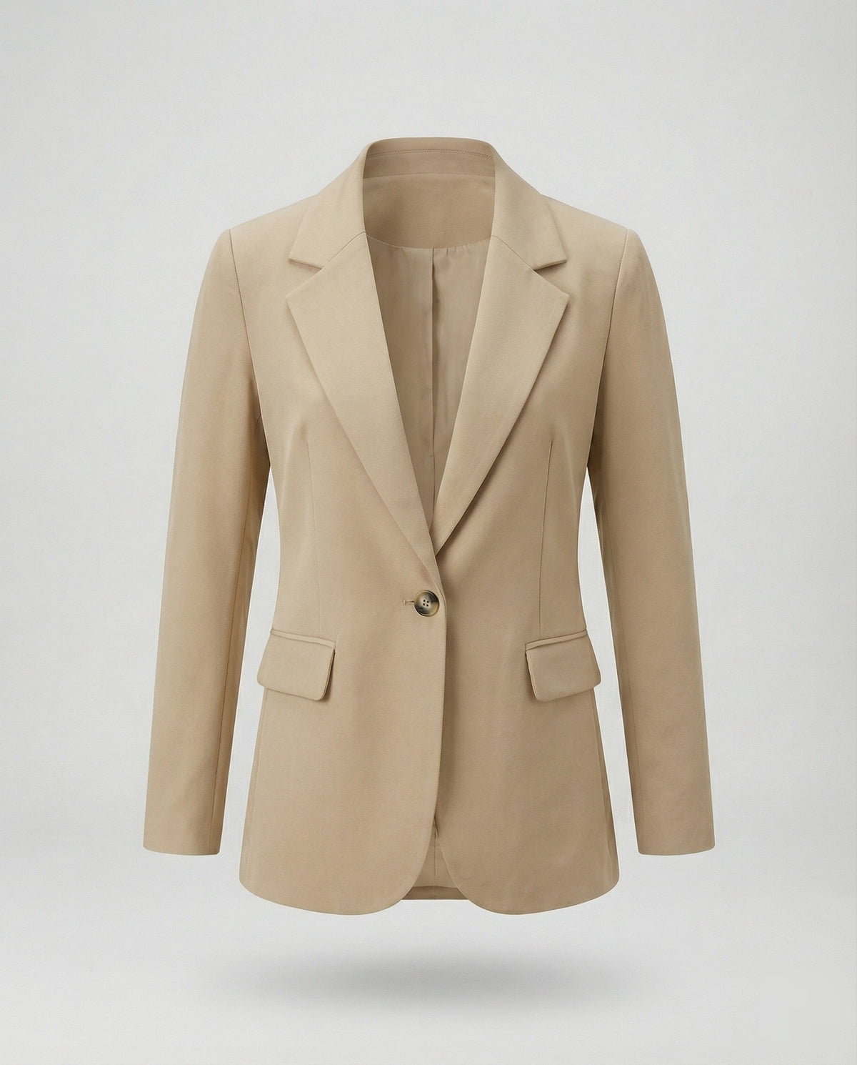 Grace | Women's Slim Fit Blazer – Single Button Longline Blazer
