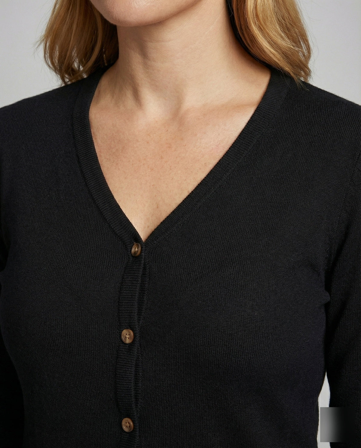 Daphne | Women's Slim V-Neck Cardigan Sweater – Fitted Button Front Cardigan