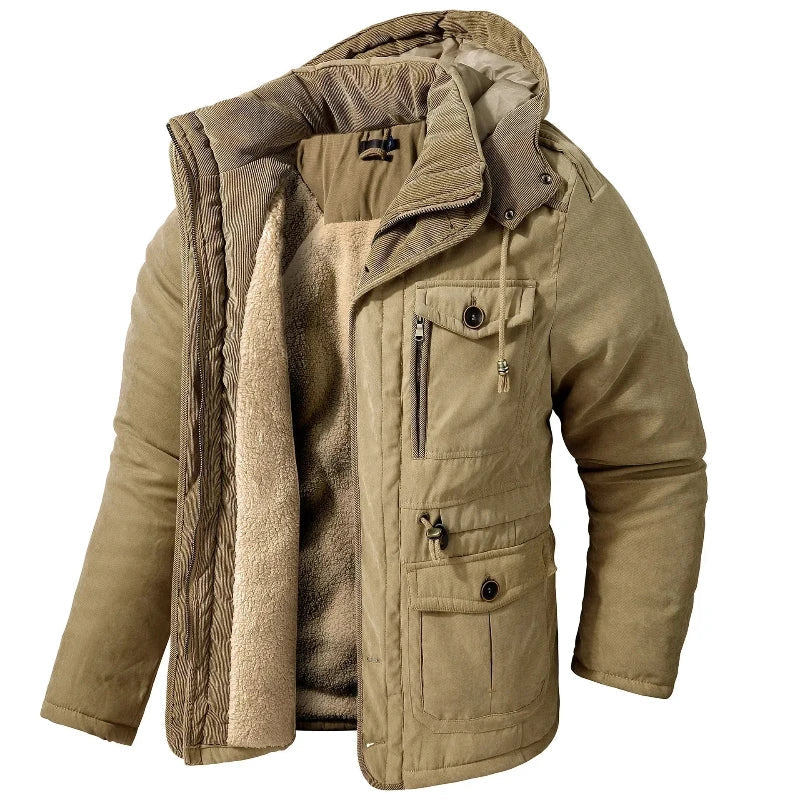 Blake | Men's Hooded Insulated Winter Jacket – Warm Lined Parka