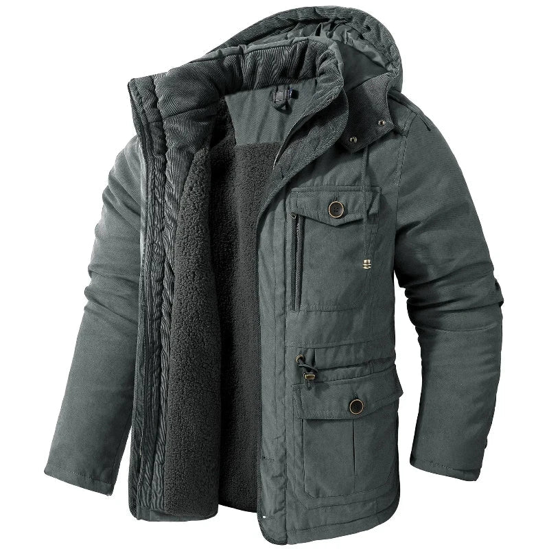 Blake | Men's Hooded Insulated Winter Jacket – Warm Lined Parka