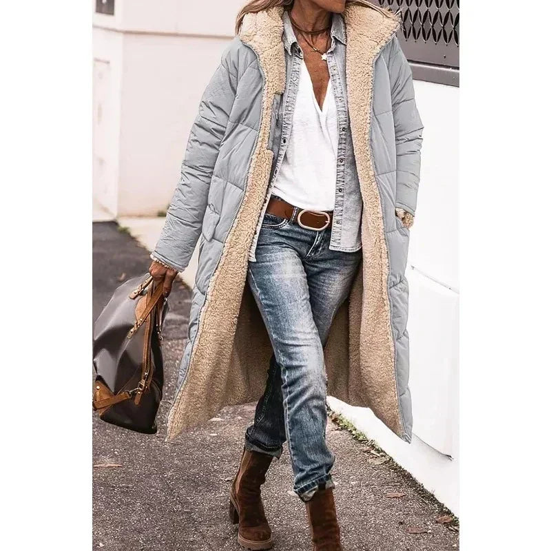Nora | Women's Plush Lined Winter Coat – Warm Cozy Winter Jacket