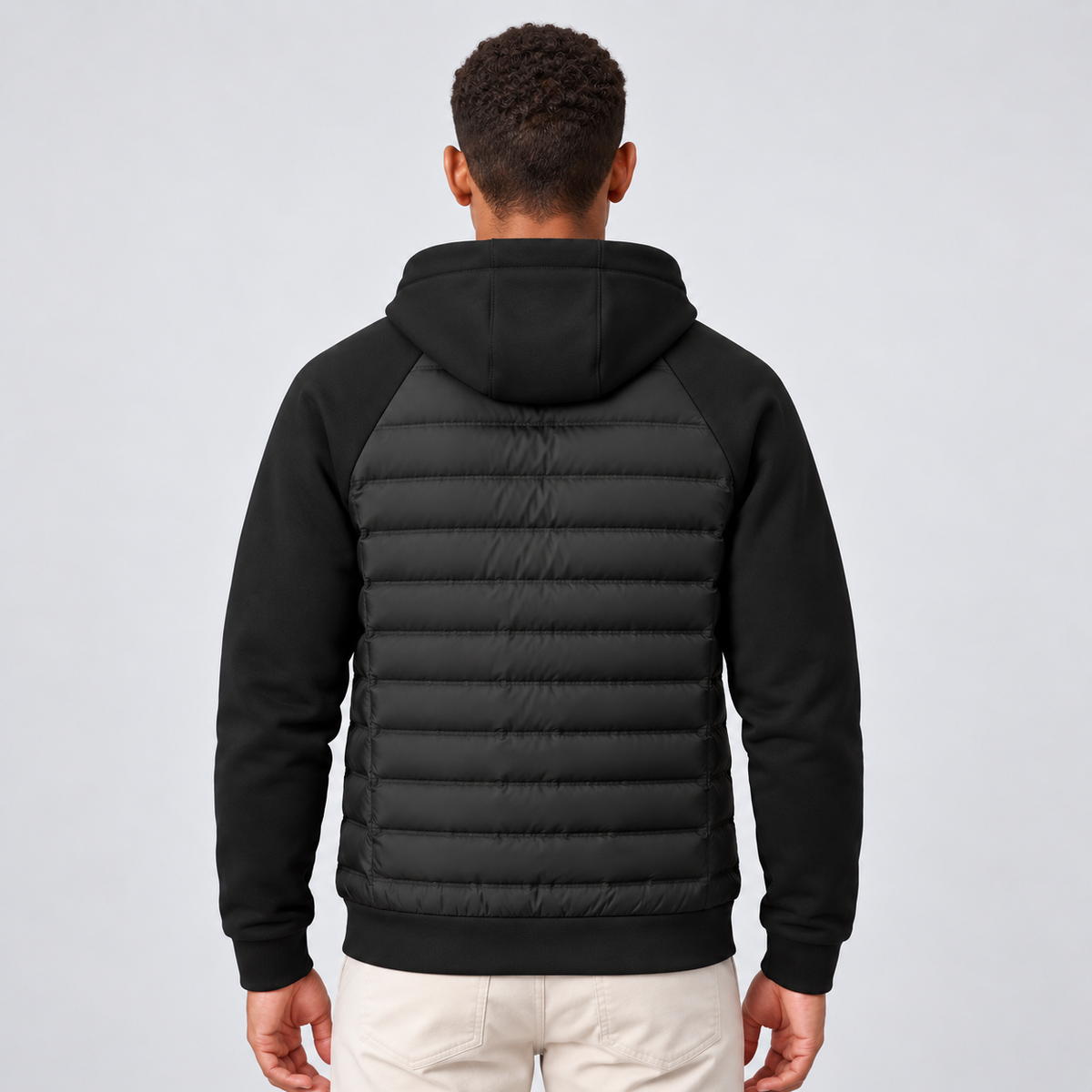 Ian | Men's Hooded Quilted Winter Jacket – Lightweight Down Puffer Jacket