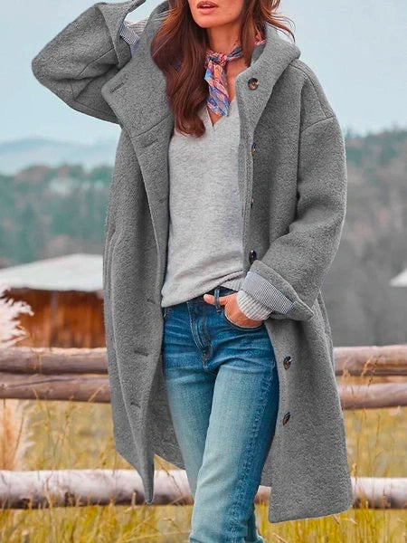 Lorelei | Women's Tailored Winter Coat – Minimal Structured Overcoat