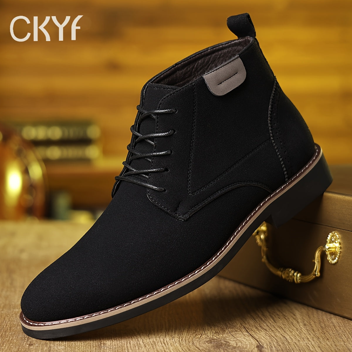 Pete | Men's Cushioned Lace Up Winter Boots – Classic Fall Boots