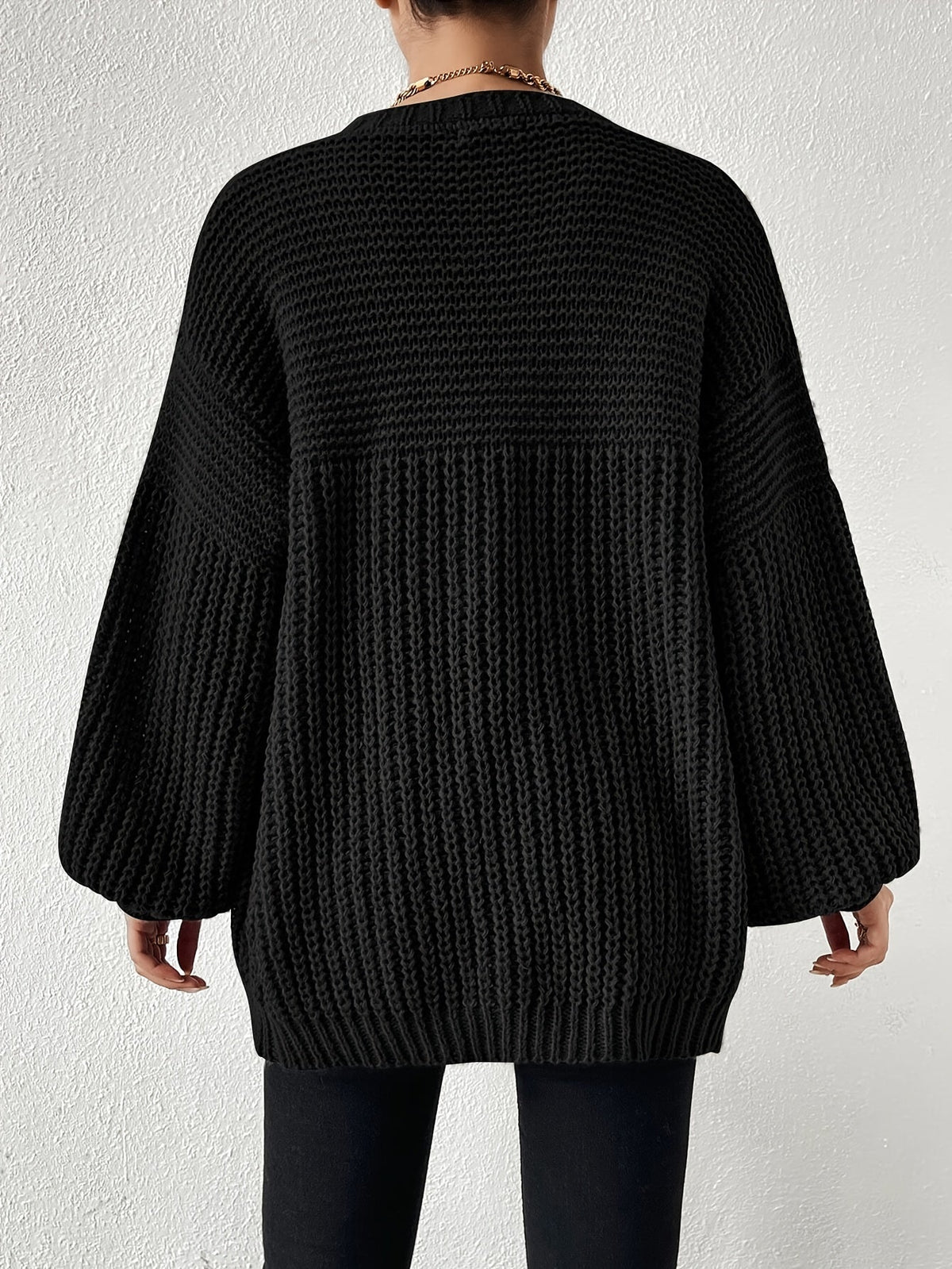 Vera | Women's Chunky Knit Cardigan Sweater – Open Front Cardigan