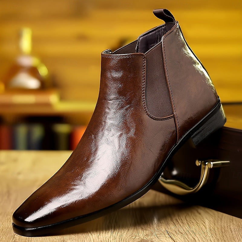Rex | Men's Sleek Chelsea Boots – Smart Casual Ankle Boots